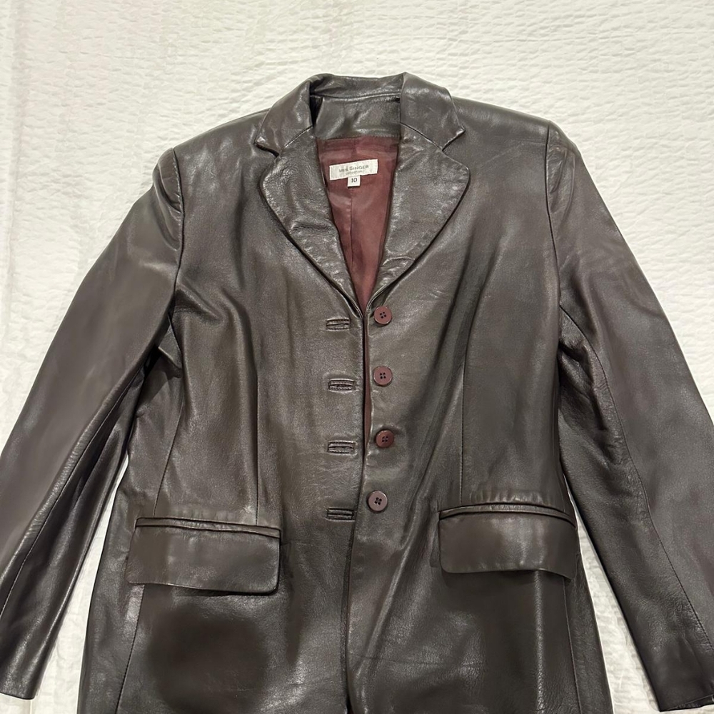 Leather Jacket, Iris Singer Collection - image 5